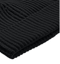 Falke knitted hat (pom-pom) Pure - cashmere, pom-pom - black - 1 piece